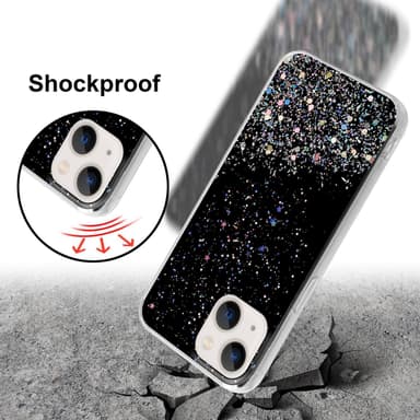 iPhone 13 Suojakuori Kotelo (Musta)