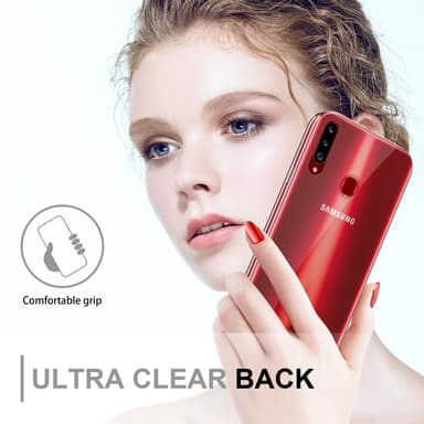 Samsung Galaxy A20s Suojakuori Cover (Läpinäkyvä)