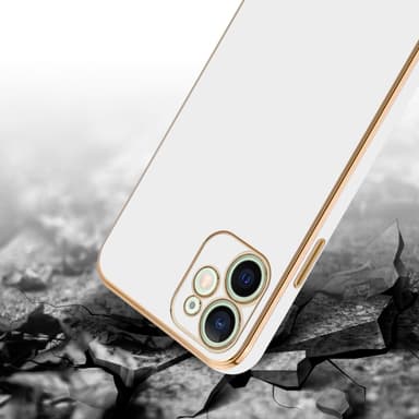 iPhone 12 MINI Suojakuori Case Cover (Valkoinen)