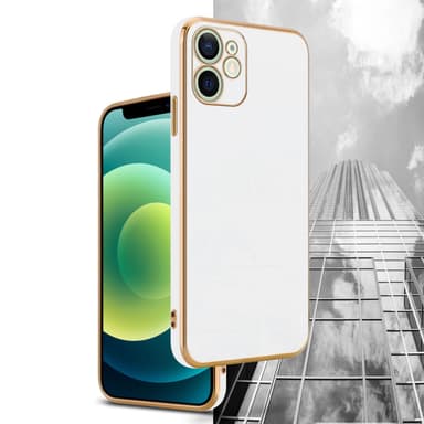 iPhone 12 MINI Suojakuori Case Cover (Valkoinen)