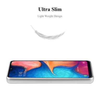 Samsung Galaxy A10e / A20e Suojakuori Kotelo (Hopea)