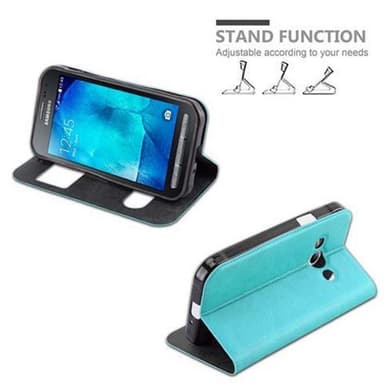 Lompakkokotelo Samsung Galaxy XCover 3 Case (Turkoosi)