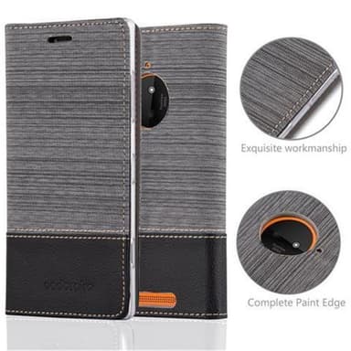 Nokia Lumia 830 Suojakuori Lompakkokotelo (harmaa)