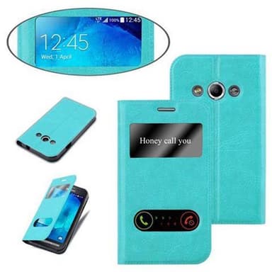 Lompakkokotelo Samsung Galaxy XCover 3 Case (Turkoosi)