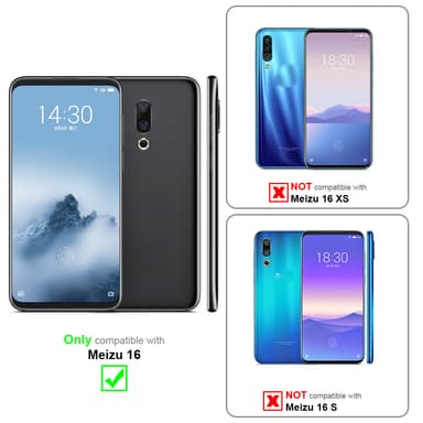 MEIZU 16 3x Suojakalvo Karkaistu lasi Näytönsuoja