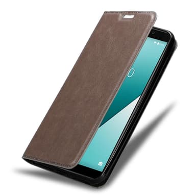 WIKO Y61 Suojakuori Lompakkokotelo (Ruskea)