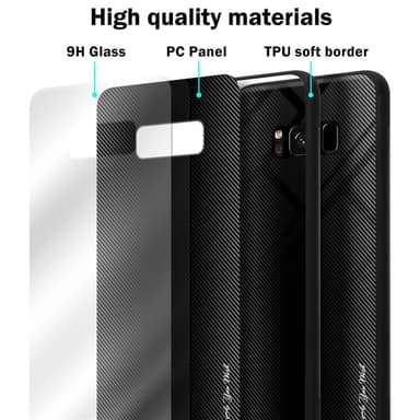 Samsung Galaxy S8 Suojakuori Kotelo (Musta)