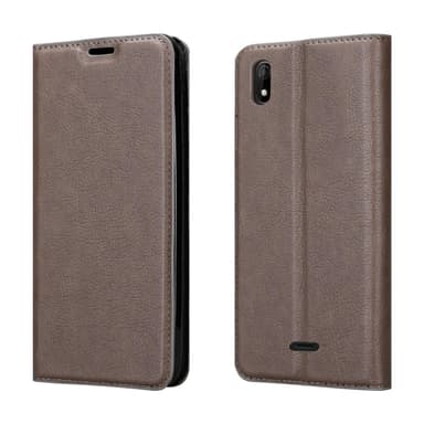 WIKO Y61 Suojakuori Lompakkokotelo (Ruskea)