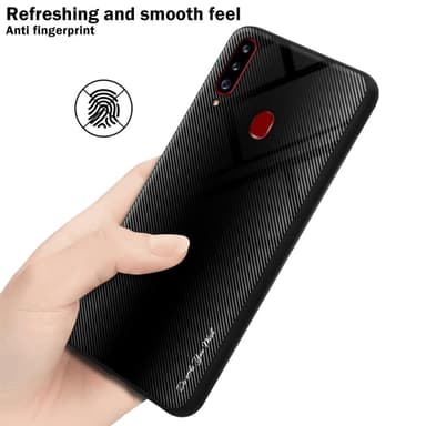 Samsung Galaxy A20s Suojakuori Kotelo (Musta)