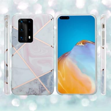 Huawei P40 Suojakuori Lompakkokotelo (Vaaleanpunainen)
