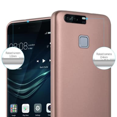 Huawei P9 PLUS Suojakuori Kotelo (Vaaleanpunainen)