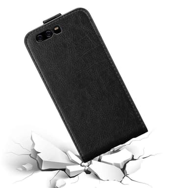 Huawei P10 Suojakuori Lompakkokotelo (Musta)