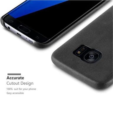 Samsung Galaxy S7 EDGE Suojakuori Kotelo (Musta)