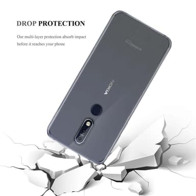 Nokia 7.1 Suojakuori Kotelo (Läpinäkyvä)
