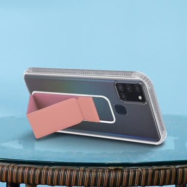 Samsung Galaxy A21s Suojakuori Kotelo (Vaaleanpunainen)