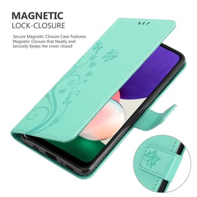 Samsung Galaxy A22 5G Suojakuori Lompakkokotelo