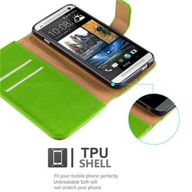 HTC ONE M7 Suojakuori Lompakkokotelo Case Cover