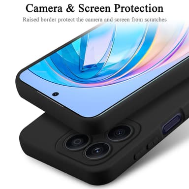 Honor x8a Suojakuori Kotelo Case (Musta)