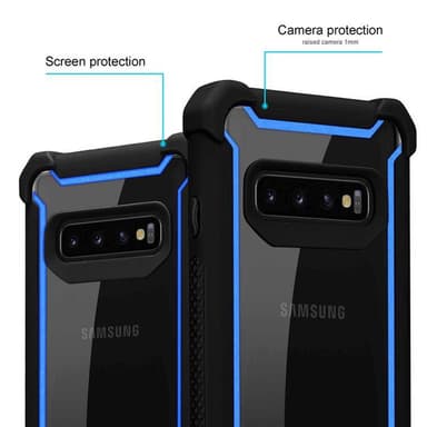 Samsung Galaxy S10 PLUS Suojakuori Kotelo (Musta)