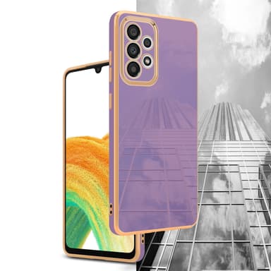 Samsung Galaxy A33 5G Suojakuori Cover (Violetti)