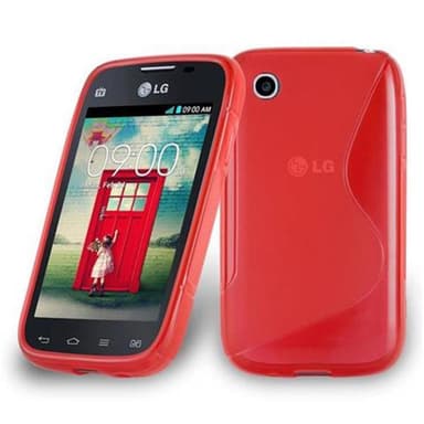 LG L40 Suojakuori Cover (Punainen)