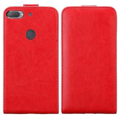 HTC Desire 12 PLUS Suojakuori Lompakkokotelo (Punainen)