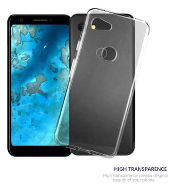 Google PIXEL 3A Suojakuori Kotelo (Läpinäkyvä)