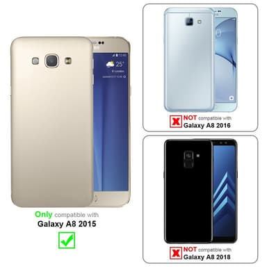 Samsung Galaxy A8 2015 Suojakuori Kotelo (Punainen)