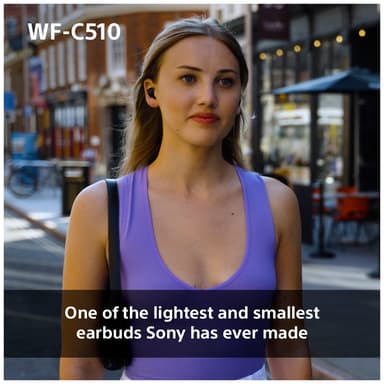 Sony WF-C510 täysin langattomat in-ear kuulokkeet (keltainen)