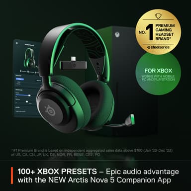SteelSeries Arctis Nova 5 langattomat pelikuulokkeet (Xbox)