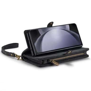 Samsung Galaxy Z Fold6 CASEME Useiden korttipaikkojen teline puhelimen kansi - musta