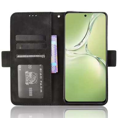 Wallet Stand Flip -puhelinkotelo OnePlus Nord CE4 Lite - musta