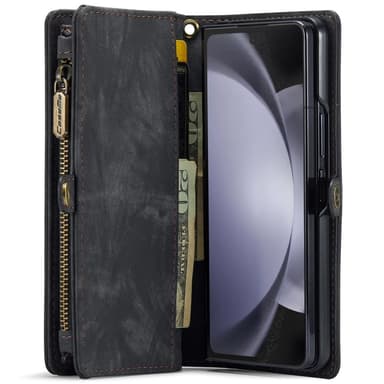 Samsung Galaxy Z Fold6 CASEME Useiden korttipaikkojen teline puhelimen kansi - musta