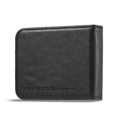 LC.IMEEKE Samsung Galaxy Z Flip6 5G Puhelimen Kotelo ja Korttipaikalla PU-nahka - Musta
