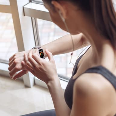 Huawei Band 8/9 Nylon Rannekellon integroitu suojakotelo