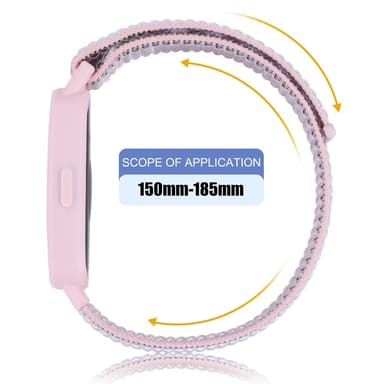 Huawei Band 8/9 Nylon Rannekellon integroitu suojakotelo