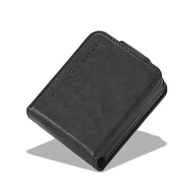 LC.IMEEKE Samsung Galaxy Z Flip6 5G Puhelimen Kotelo ja Korttipaikalla PU-nahka - Musta
