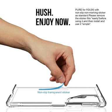Samsung Galaxy Z Fold6 5G Kotelo MagSafe-yhteensopiva Kirkas Puhelimen Suojakuori