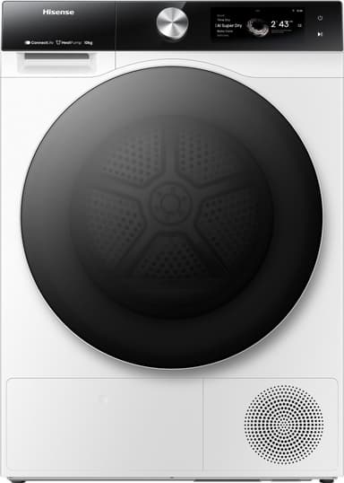 Hisense kuivausrumpu DH7S107BW 10 KG
