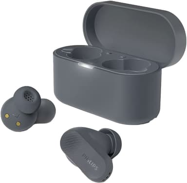 Philips TAT3509 täysin langattomat in-ear kuulokkeet (harmaa)
