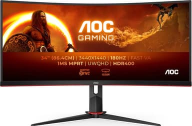 AOC CU34G2XP 34" kaareva pelinäyttö