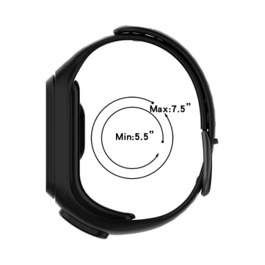 Silikoniranneke TomTom Runner23/Spark -sarjaan Musta