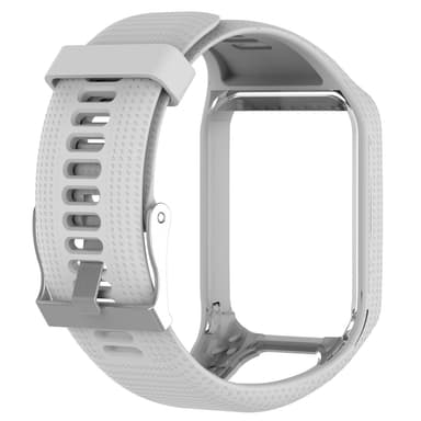Silikoni kellohihna TomTom Smartwatchille Valkoinen