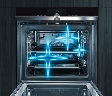 Siemens iQ500 Uuni Integroitava HB579GFR3 (Musta/Ruostumaton teräs)