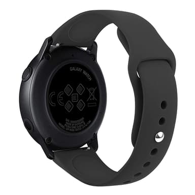 Silikoninen kellohihna Samsung Galaxy Watch Activelle Musta 22 mm