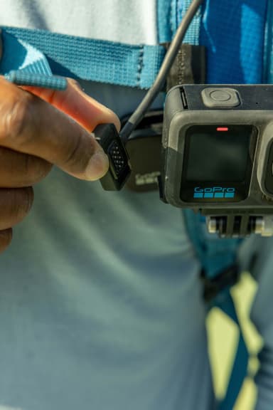 GoPro Contacto magneettinen kansi + virtajohtosarja (musta)