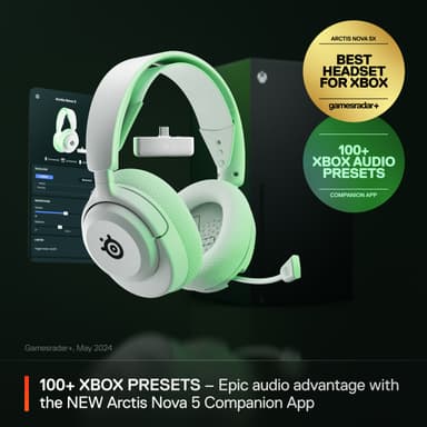 SteelSeries Arctis Nova 5 pelikuulokkeet (Xbox, valkoinen)
