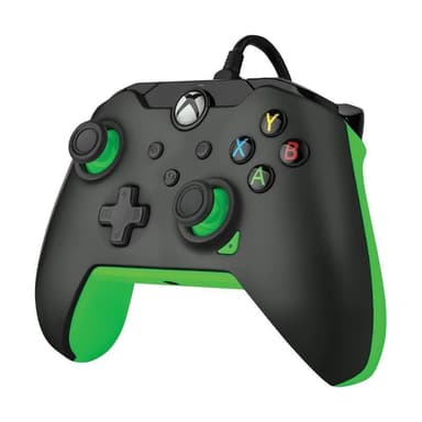 PDP Rematch Trådad kontroll för Xbox & Windows, Neon Svart