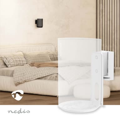 Nedis Kaiutinteline | Sopii käytettäväksi: Sonos® Era100 | Seinä | 3 kg | Kallistuva / Nivel | Kallistettava | Käänneltävä | ABS-Muovi / Metalli | Valkoinen