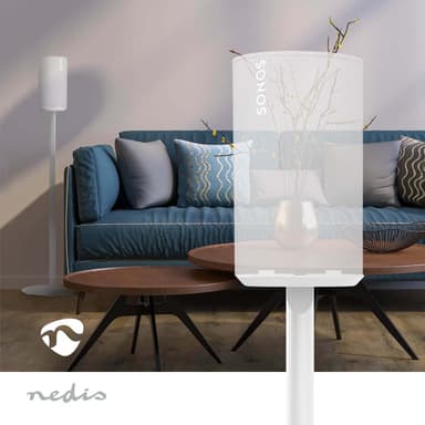 Nedis Kaiutinteline | Sopii käytettäväksi: Sonos® Era100 | Teline | 3 kg | Kiinteä | ABS-Muovi / Metalli | Valkoinen